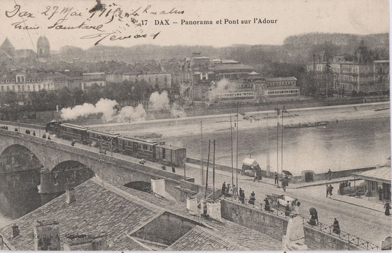 Vue de Dax vers 1910-c-Archives municipales-Dax