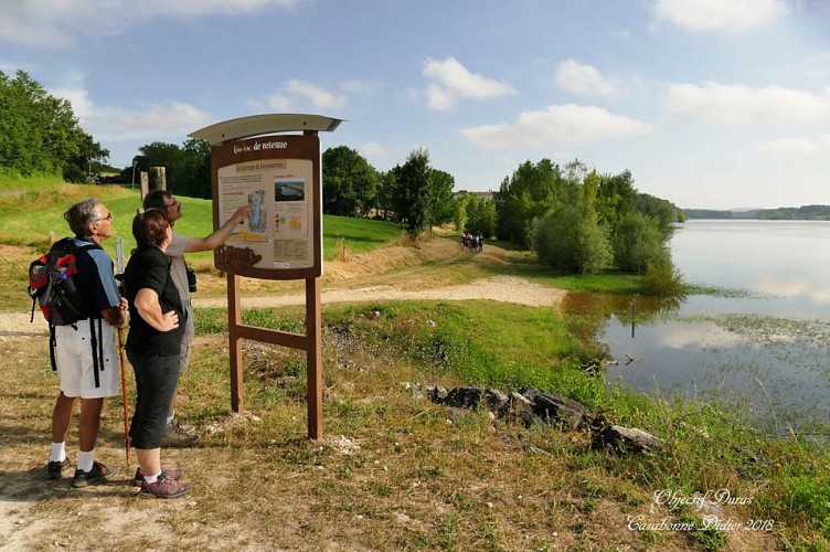 Lac de Lescourou à Soumensac