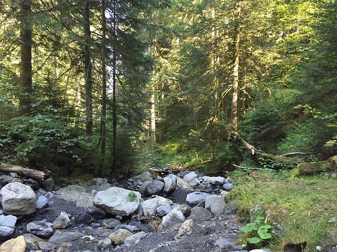 Gli chalet dell'Avenaz - percorso a piedi_Cordon