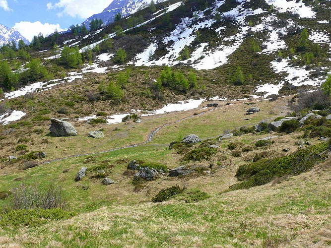 Les grandes baraques de l'Arc - lac de l'étroit. Boucle.