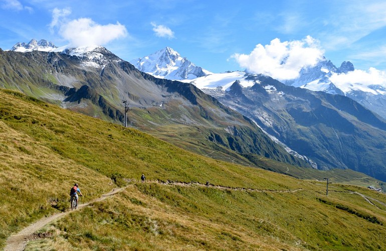 Mountainbike-Abfahrt: Abfahrt Cerfs - Charamillon - Le Tour