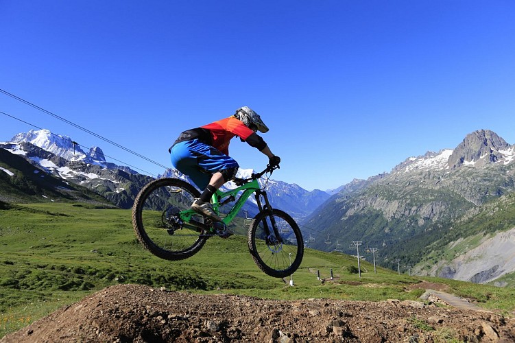 Descente VTT Balme - chamonix