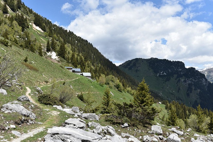 Hameau de la Montagne - Rocher de Villeneuve - Crête du Mont Charvet - paseo circular