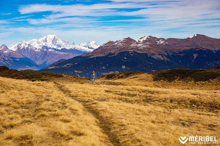 Col de la Lune and Dos de Crêt Voland - weekend in the heart of the Meribel mountains