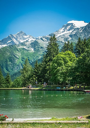 Lac de l'étape les Contamines Montjoie