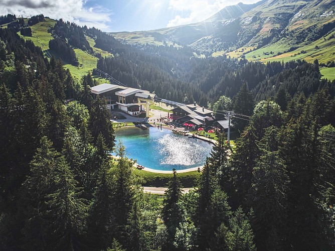 Lac de l'étape les Contamines Montjoie