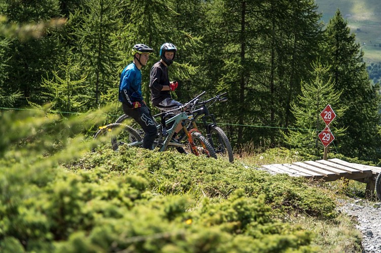 VTT de descente Goulet à Valloire