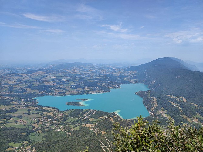 Vue du lac d'Aiguebelette