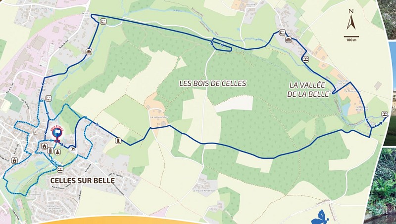 Détail planimètre du panneau de départ Citer 2021