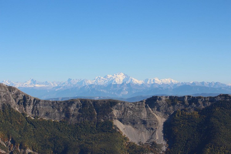 Wandern - Crêt de Chalam von Forens aus