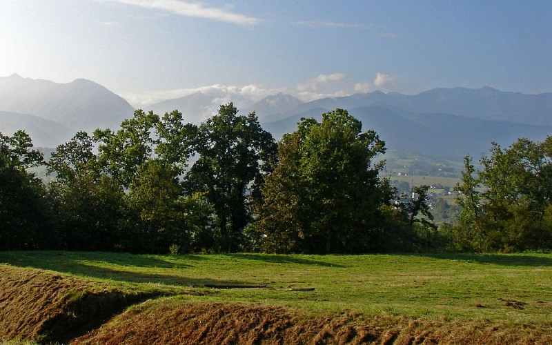 Vue du sommet du Castet Bielh web