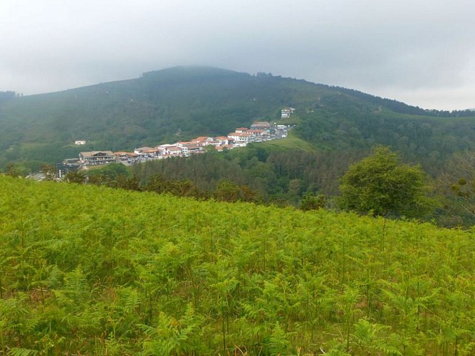 Vue sur le col d'Ibardin