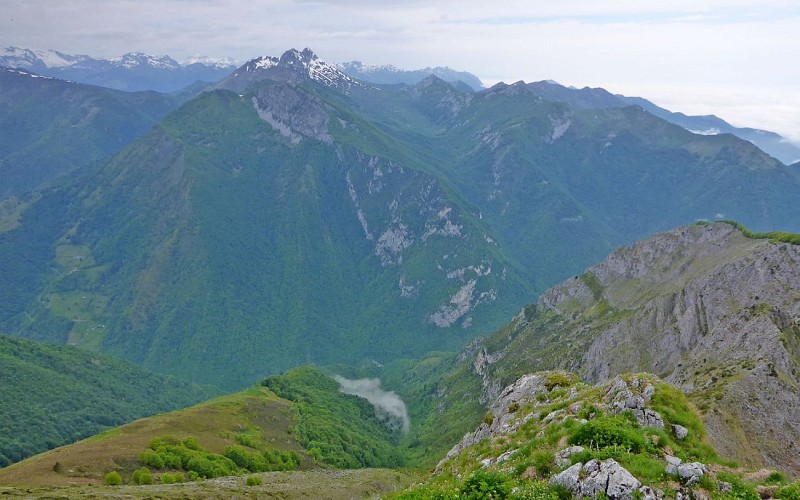 Vue vers l'Ouest depuis le sommet web