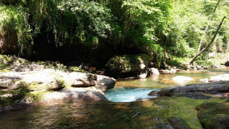 les pieds dans l'eau