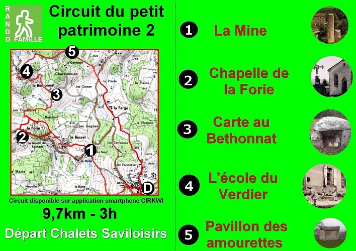 Circuit du petit patrimoine de Saint Amant Roche Savine 2. 