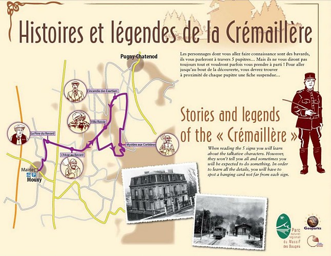 "History and legends of Crémaillère" Hike