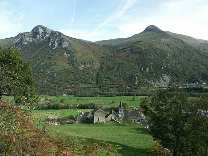 Gère vu de l'ouest