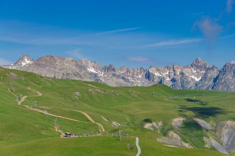 Mountain running circuit - Col d'Arves - Crêtes de l'Ouillon - Grand Truc - La Toussuire