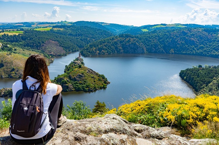 Vue sur l'île de Grangent
