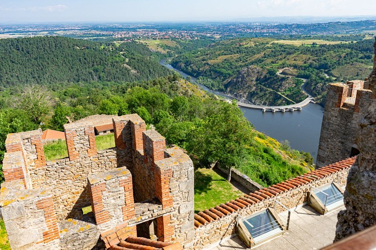 Vue depuis la tour du Château d'Essalois