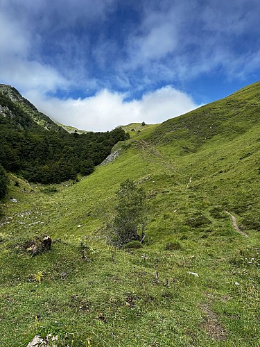Vue sur le col d'Aran.