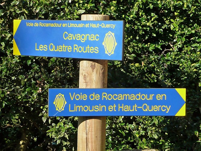 Un chemin de Saint-Jacques de Bénévent l'Abbaye à Rocamadour