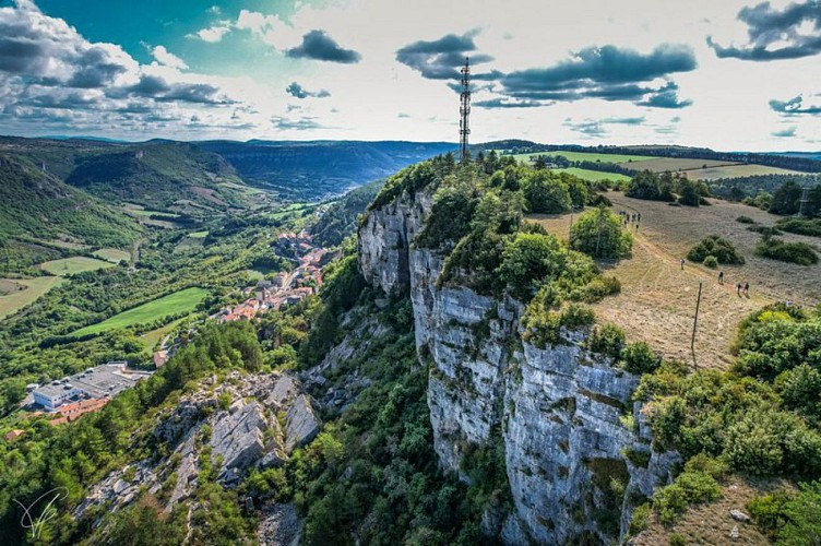 Roquefort depuis le Combalou