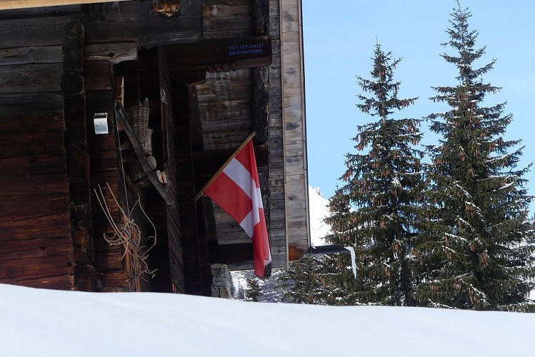 Route für Schneeschuhwanderer : Tré le Sez_Saint-Nicolas-la-Chapelle