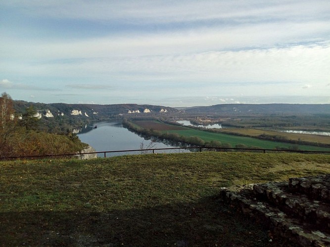 vallée de la Seine en direction des Andelys