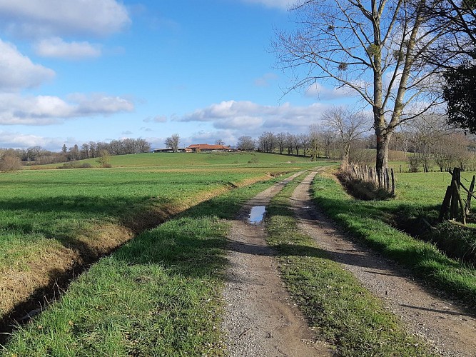 Etang des Baisses et ferme de Bévey