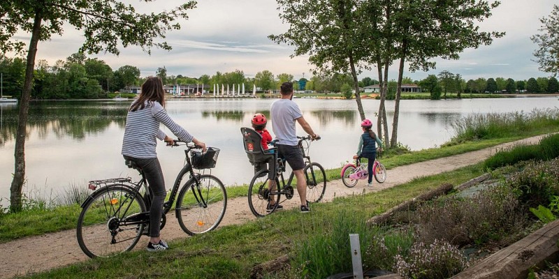 Tour des lacs - Chemin de la Reyssouze
