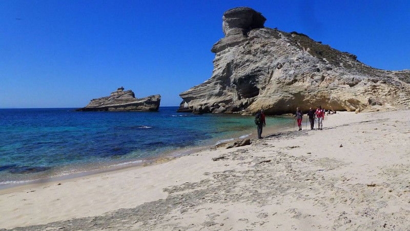 Parcours Marche De Bonifacio à La Plage De St Antoine