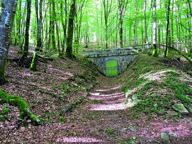 Point de départ du tunnel