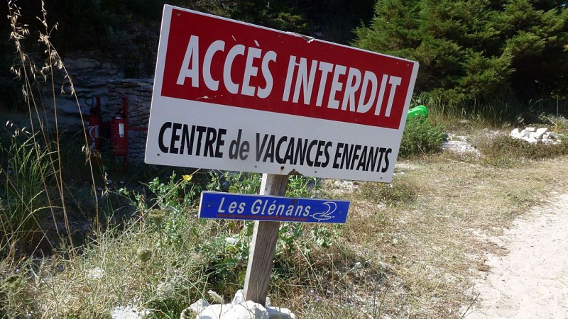 Entrée Centre des Glénans 