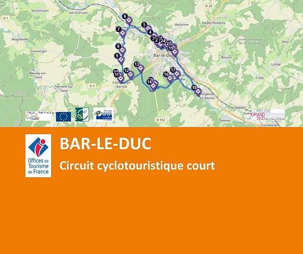 Circuit cyclotouristique Bar-le-Duc (court)
