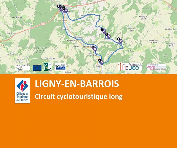 Circuit cyclotouristique Ligny-en-Barrois (long)