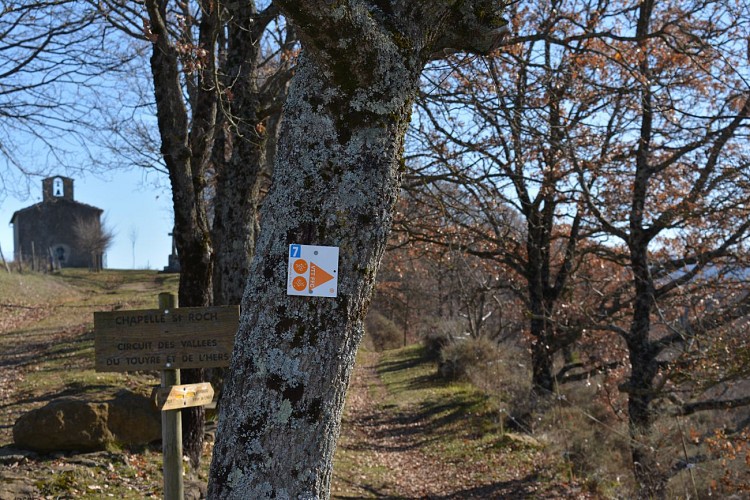 signalétique sentier des crêtes du Plantaurel