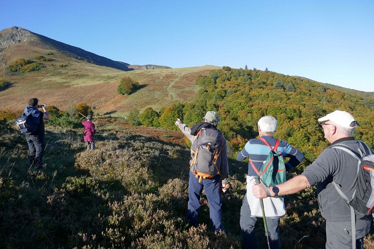 vue sur le sommet du Mont Fourcat