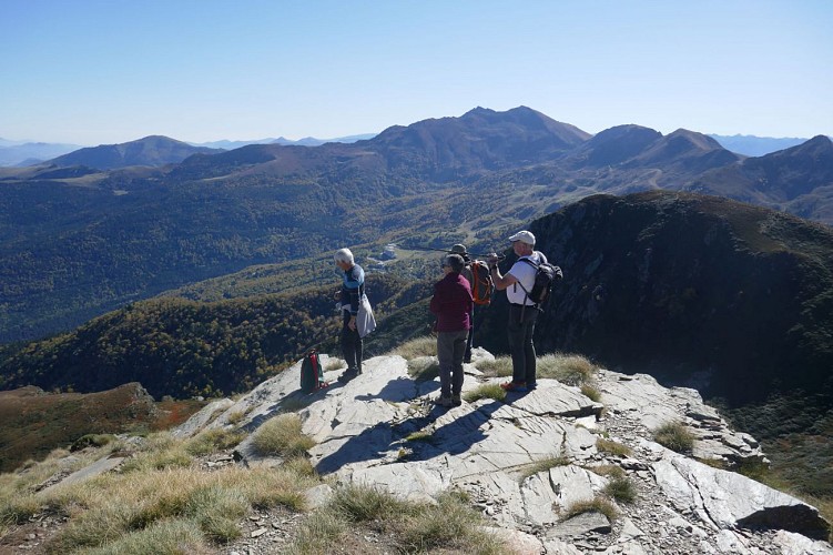 Vue sur la station des Monts d'Olmes