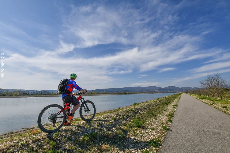 Les bords du Jabron et du Roubion