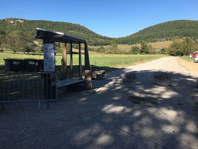 Départ du parking des Cascades 