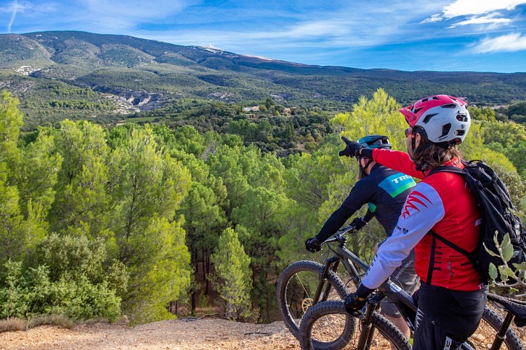 Mountainbikeroute Bedoin - Les Baux - n°1