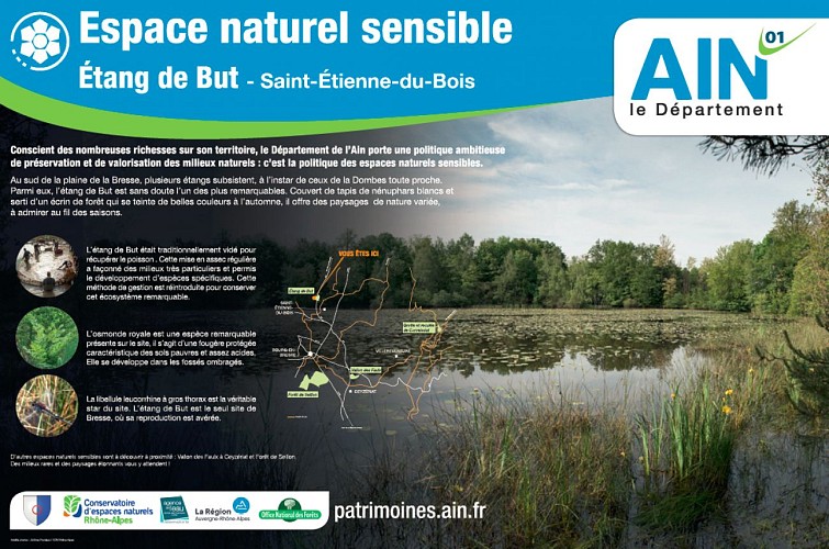 Etangs de Bizadan et de But hiking trail - Voie royale