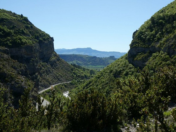 Panorama sur les Gorges de la Méouge