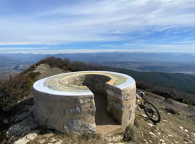 Table d'orientation de la Montagne de Chabre