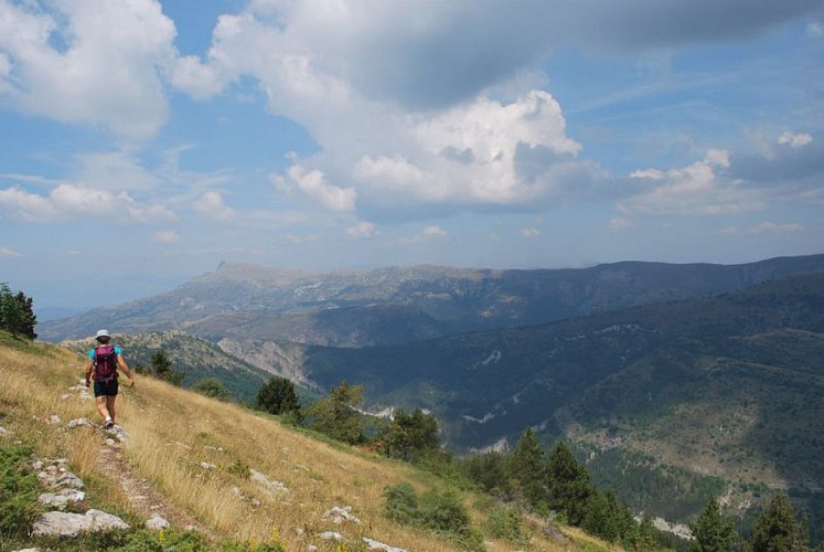 Passage sur les crêtes