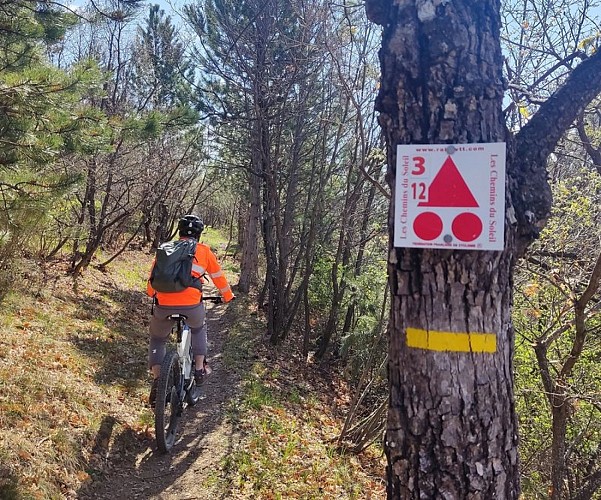 Balise VTT à suivre