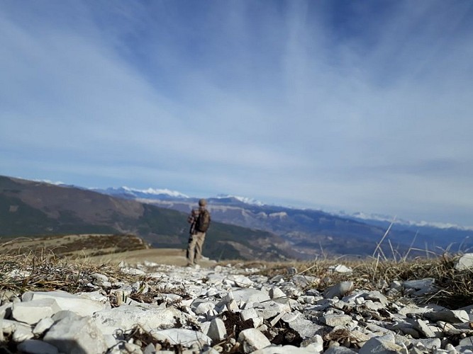 Vue panoramique depuis la crête