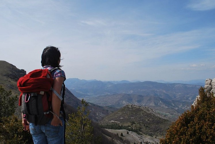 Petite halte pour admirer le paysage