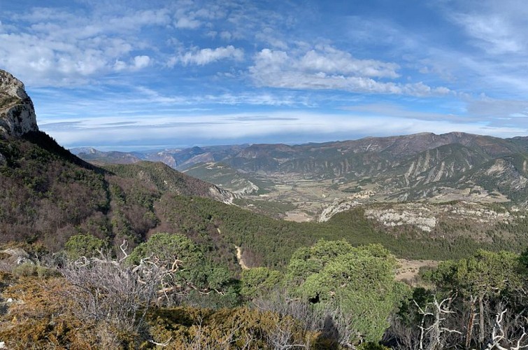 Point de vue sur la Vallée de l'Oule